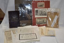 Bickersteth family. A collection of manuscript and printed material. (quantity)