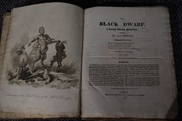 Antiquarian. Wooler, T. J. - The Black Dwarf: A London Weekly Publication. London: 1817. Bound run