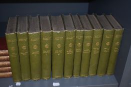 Balzac. Eleven volumes from the 'Caxton Edition'. Circa 1899. Illustrated. Original cloth. (11)