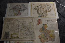 Antiquarian. Loose maps and charts. A varied selection, please see images.