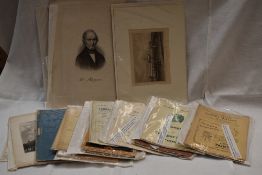 Miscellaneous. Ephemera. Small selection, includes; items with Women's Suffrage/Women's Co-operative