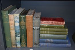 Lake District. A selection. Includes; Collingwood, W. G. - The Lake Counties. 1932, signed limited