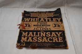 Crime Fiction. Murder Mystery 'Crime Dossier'. Dennis Wheatley and J. G. Links - The Malinsay