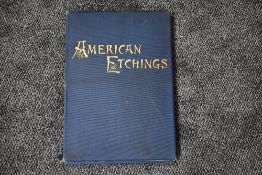 Art. ''American Etchings - A Collection of Twenty Original Etchings'', artists include Moran,