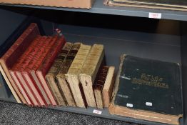 Antiquarian miscellany. Includes; Burns; Palgrave, Bacon's Library Atlas; etc. (14)