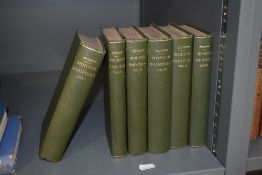 Ruskin, J. - Modern Painters. 1897, small format edition. Six volumes. Original cloth. (6)