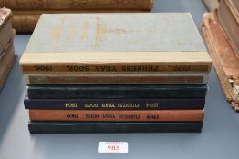 Local History. Furness Year Books. Years: 1903, 04, 05, 06, 08 & 09. (6)