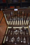 A fine canteen of cutlery by Viners peridot