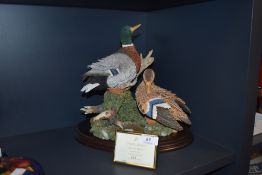 A Limited Edition figure study of two ducks titled Restful Days by Country Artists