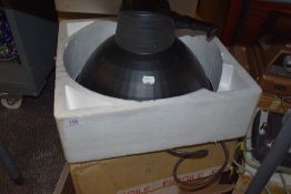 Two photographic studio lights