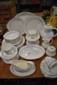 A tea and dinner service by Royal Doulton in the Allegro design