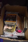 A selection of compact disk cd's of mixed genres