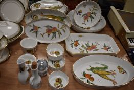 A selection of table wares and kitchen ceramics by Royal Worcester Evesham