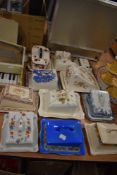 A good selection of various design cheese or butter dish