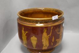 A greek design planter or bowl by Royal Doulton