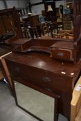 A Victorian mahogany dressing table