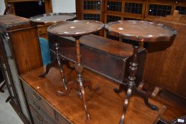 Three wine tables