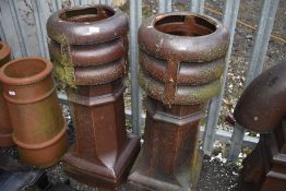 Two large chimneys