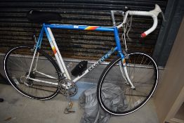 A vintage Peugeot racing bike, having Reynolds 501frame , with cover
