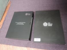 Two Queen Elizabeth II Royal Mint Sets, 2015 Proof Coin Set Collector Edition and 2008 Royal