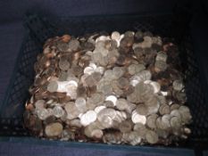 A very large and heavy collection of 1967 uncirculated Half Penny Coins