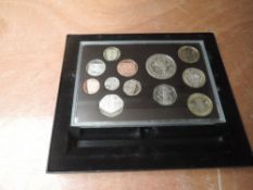 A Queen Elizabeth II Royal Mint 2009 Proof Coin Set including Kew Gardens Fifty Pence, in original
