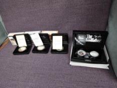 A Scottsdale Mint The Godfather two Coin set for Niue, both 1 oz Silver 2015 Coins in presentation