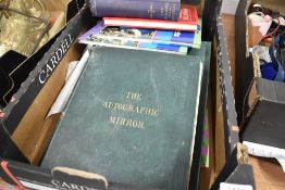 A selection of text and reference books including Autographic mirror