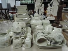 An extensive collection of Royal Doulton Florinda, serving dish, tureen,plates and much more.