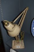 A vintage Herbert Terry anglepoise lamp