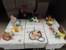 A collection of Disney Collectible ornaments, to include Christmas Magic and others, boxed.