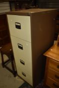A four drawer filing cabinet