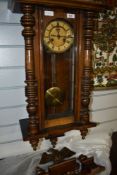 A 19th Century mahogany cased wall clock