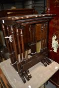 An early 20th Century fine nest of three tables