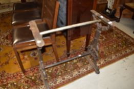 An Antique cast iron table frame