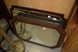 Two antique wall mirrors
