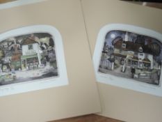 A pair of Ltd Ed prints, after Graham Clarke, Oxo and Reg's Veg, signed, each num 190/300, 17 x