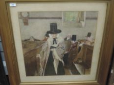 A print, after Sydney Curnow Vosper, Salem, Welsh interest, 52 x 49cm, plus frame and glazed