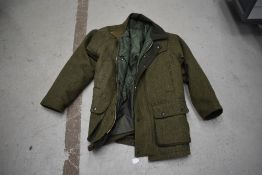 A tweed shooting sporting jacket by Greenbelt country wear size S