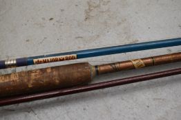 Two fishing rods with reels