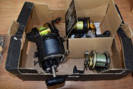 4 x sea angling Reels including Penn squall
