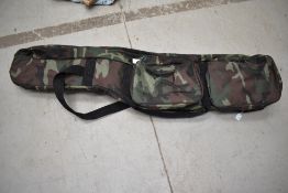 Camoflage shoulder Rod and tackle carry case