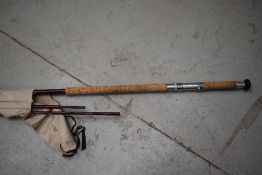 A vintage carbon fibre fly fishing rod
