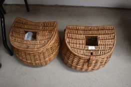 2wicker fishing creels