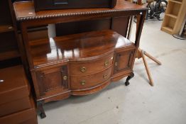 An early 20th Century Regency revival buffet sideboard, width approx. 120cm
