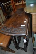 A Victorian gateleg occasional table