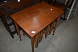 A vintage nest of tables