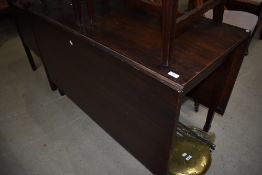 A 19th Century mahogany gateleg dining table