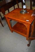 A modern yew effect side/coffee table