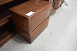 Two small travel boxes